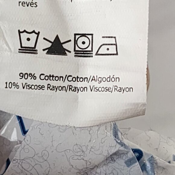 Cabin Fever Hiking Camping Print Cotton Blend Short Sleeve Henley - Picture 5 of 5